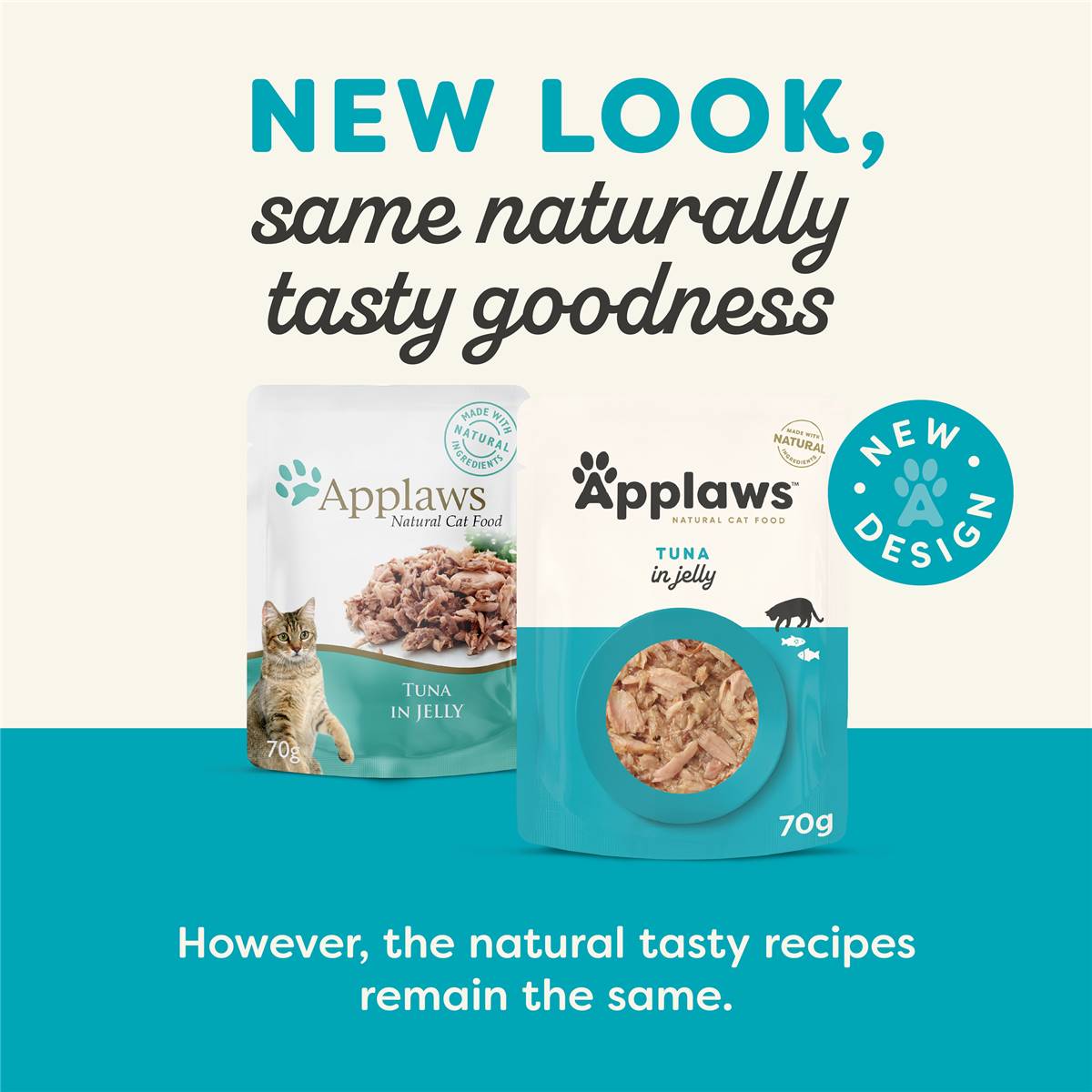 Applaws Cat Food Pouch: Tuna Wholemeat 70g