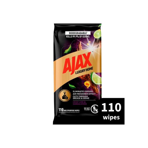 Wipes Lime & Sandalwood Luxury Home Multipurpose