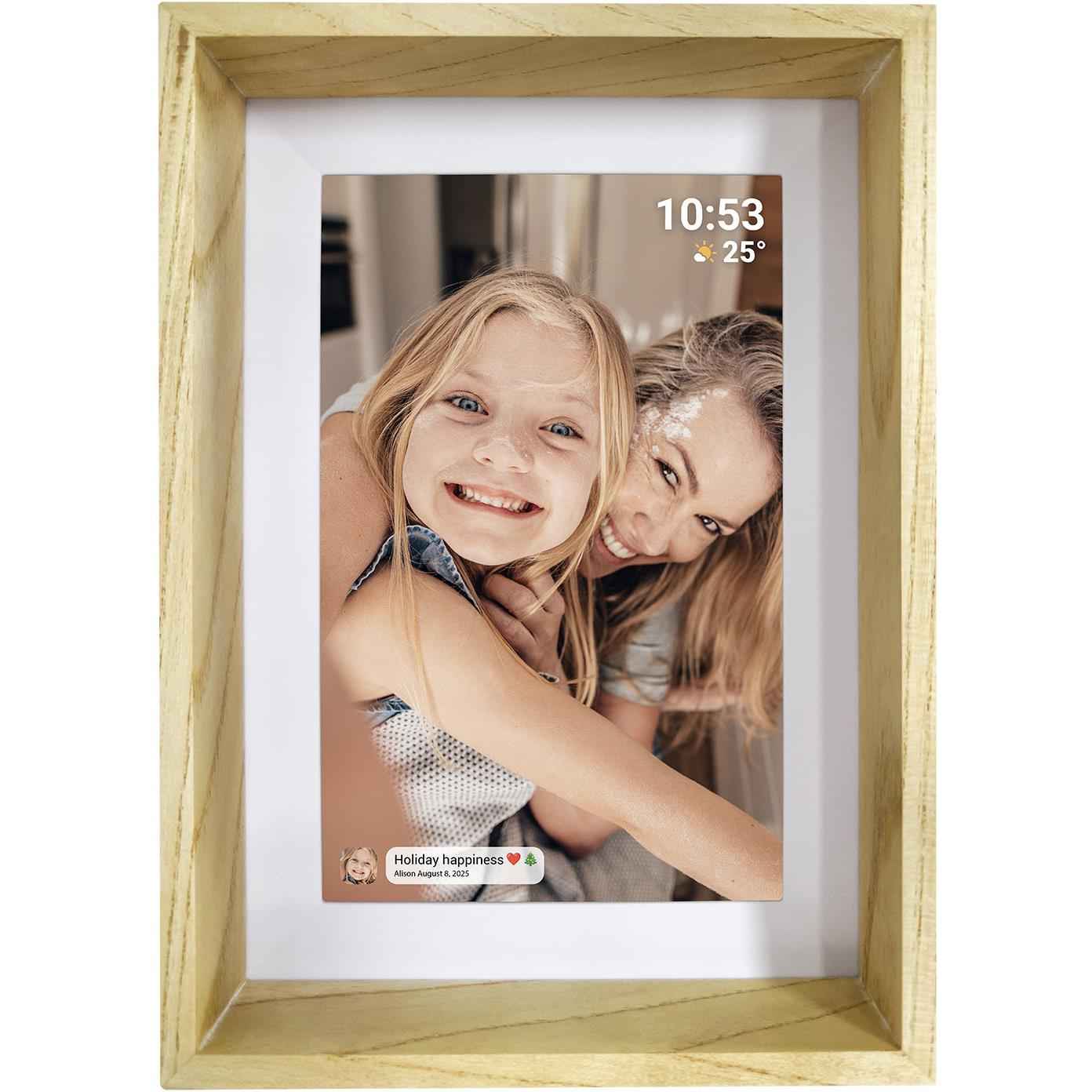 Jackson Frameo Boxy Smart Digital Photo Frame 10.1" 16GB (Oak)