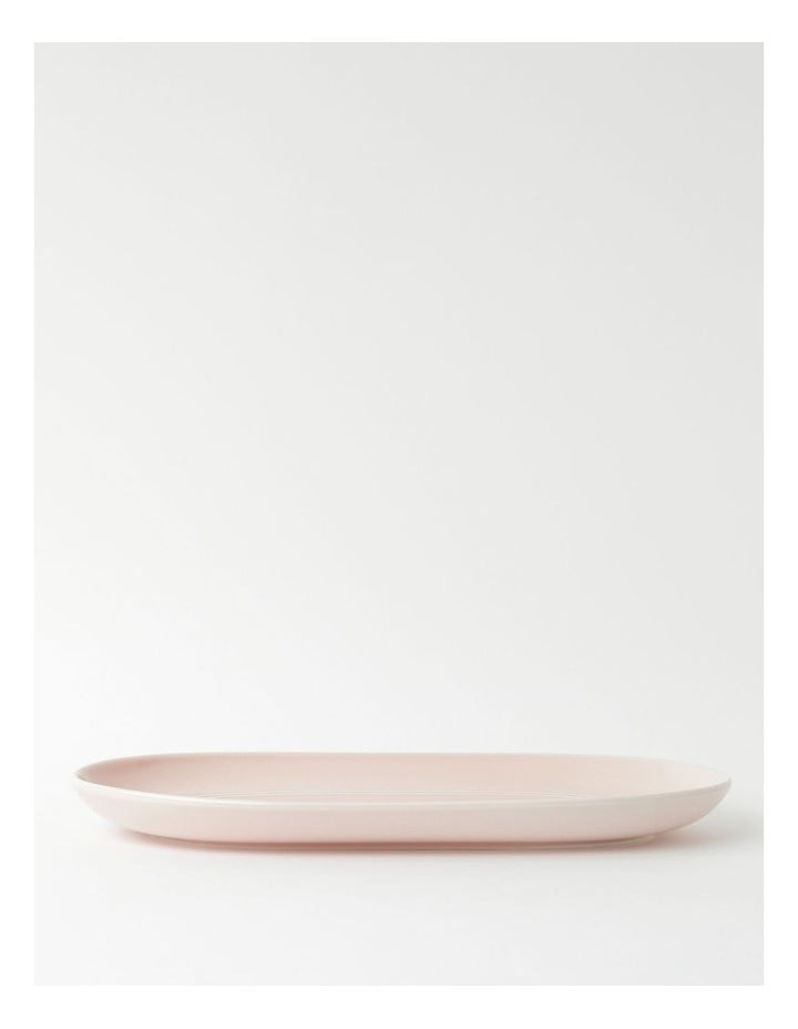Avenue Oval Platter in Pink