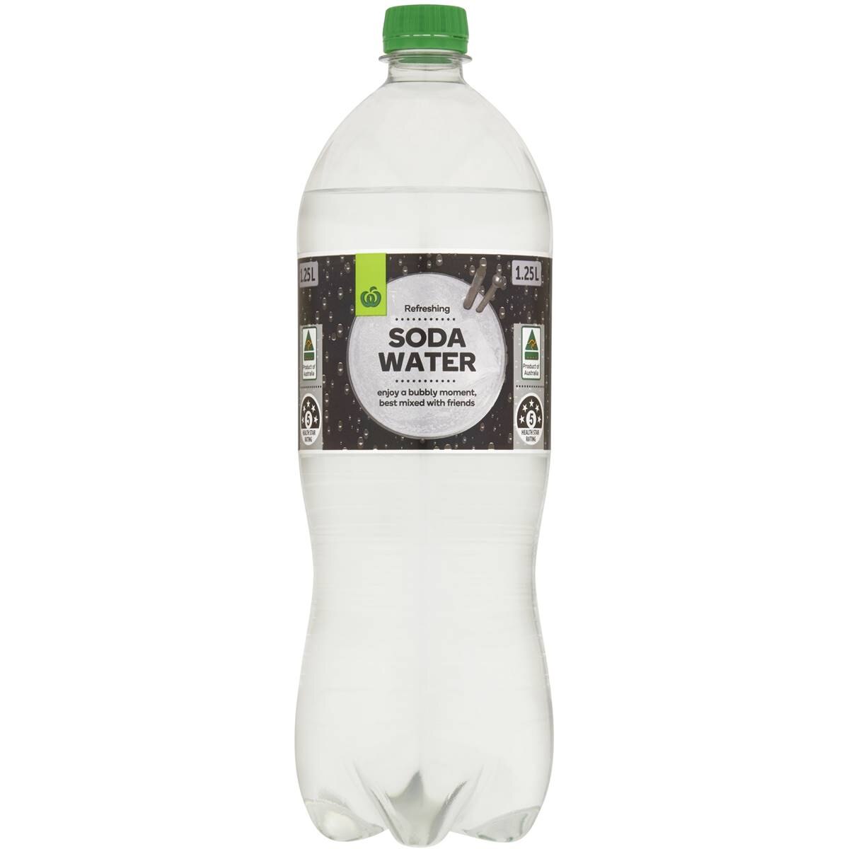 Woolworths Soda Water 1.25l