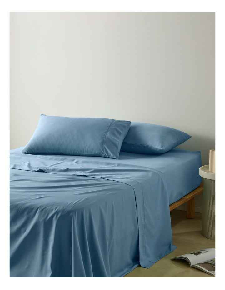 Super Soft Microfibre Sheet Set in Cornflower Blue