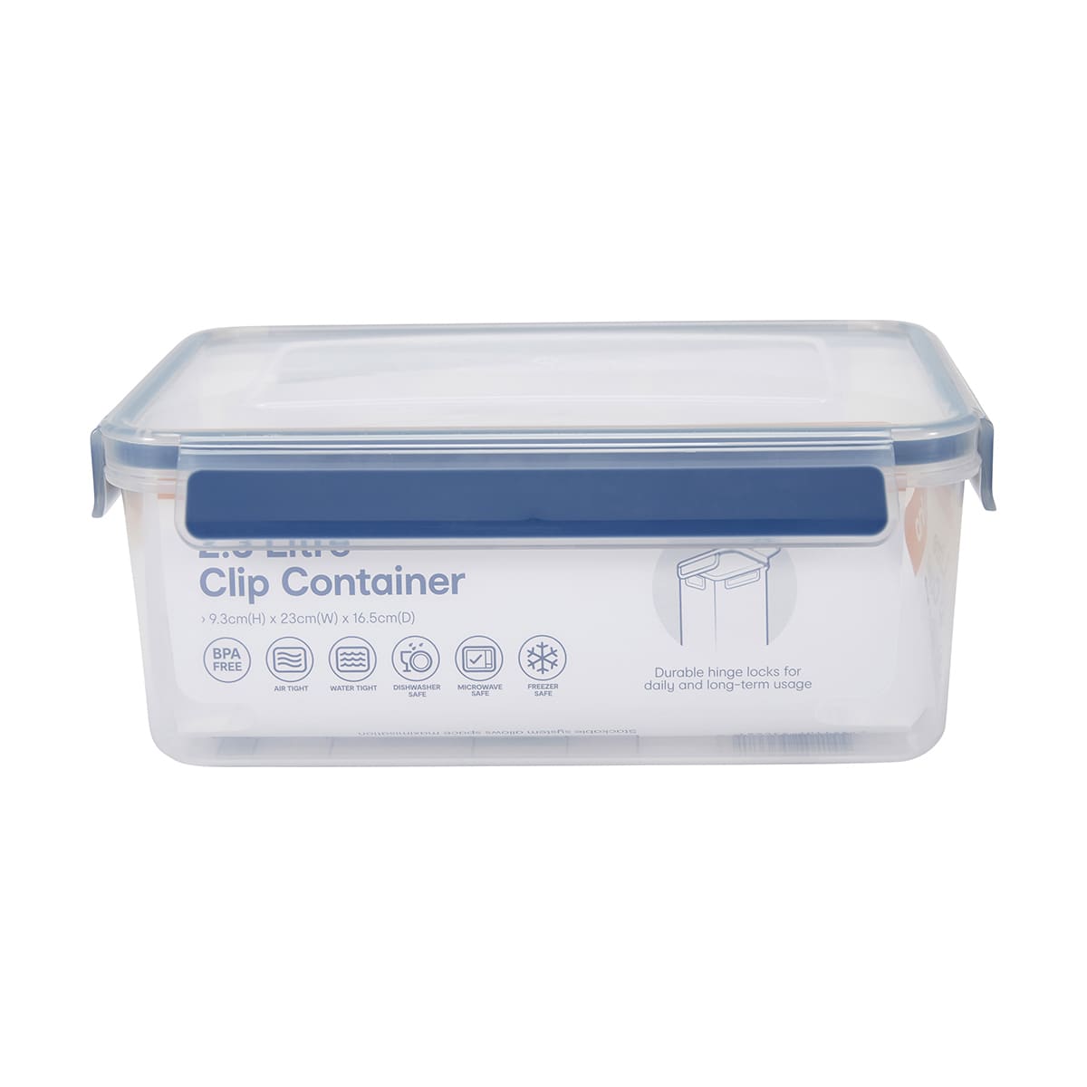 2.3L Clip Container