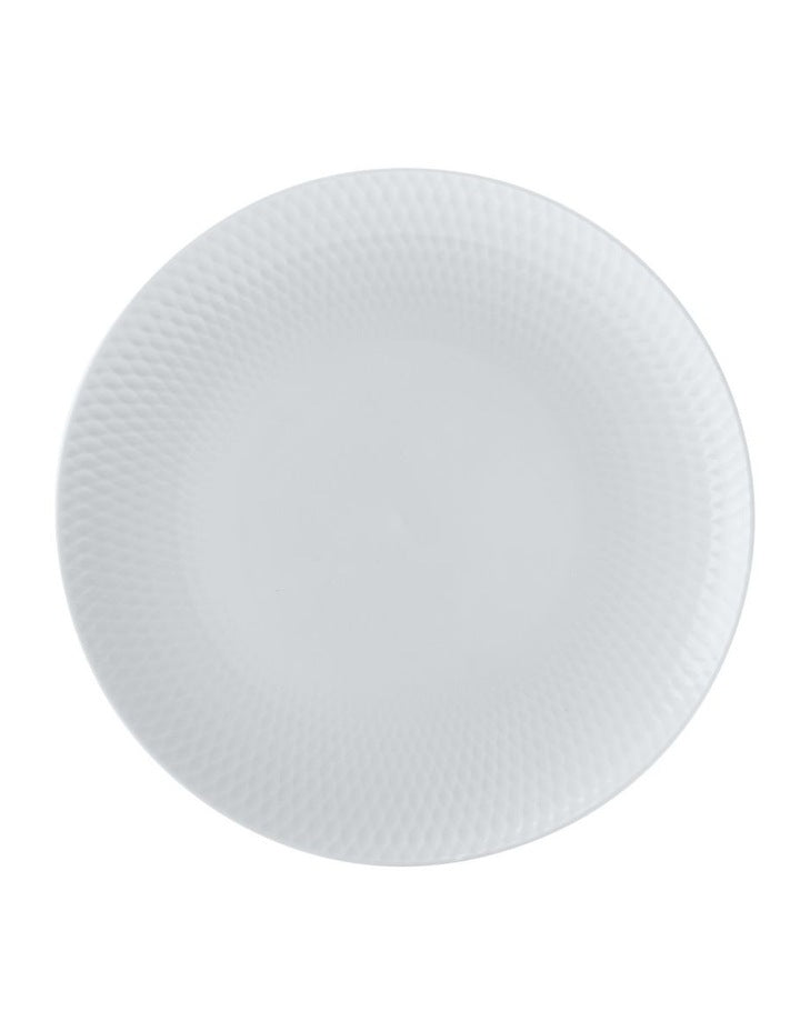 White Basics Diamonds Entree Plate 23cm Set of 6 in White