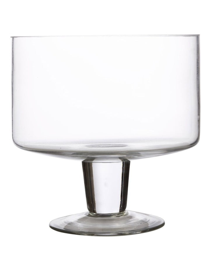 Diamante Footed Trifle Bowl 20cm in Clear