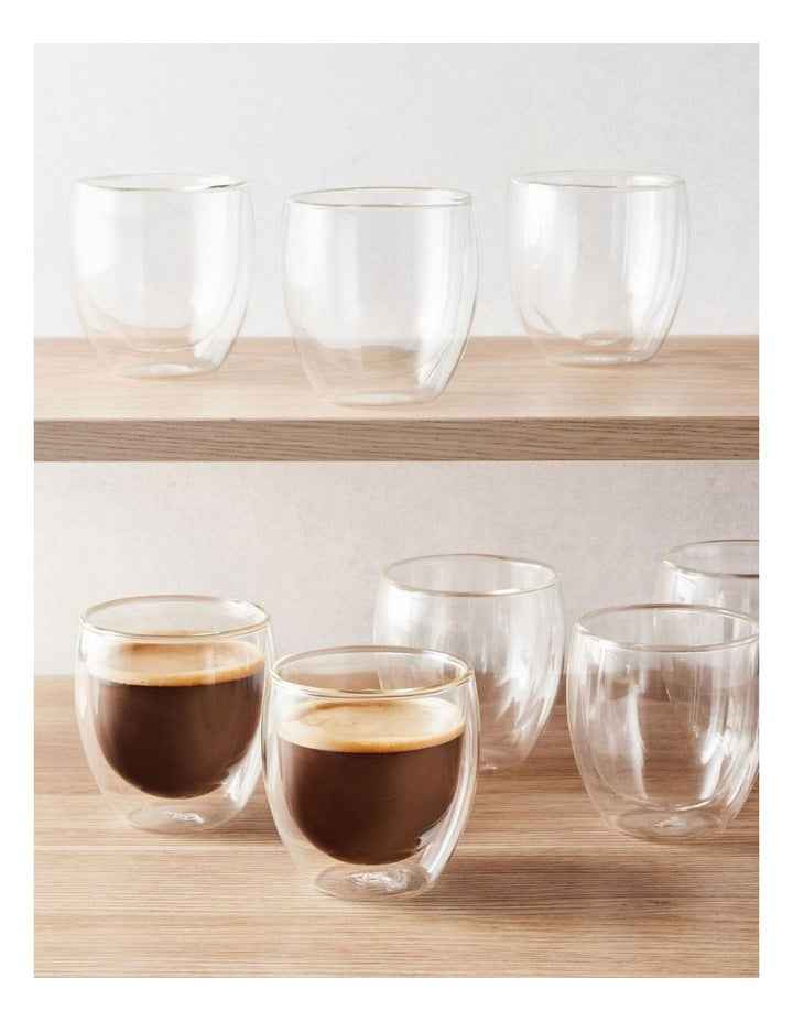 Blend Double Wall Cup 250ml Set of 2 in Clear