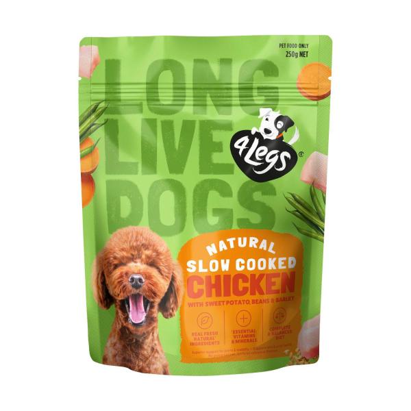 Slow Cooked Chicken Sweet Potato Green Beans & Barley Dog Food