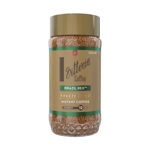 VITTORIA FREEZE DRIED BRAZIL REX INSTANT COFFEE 200G