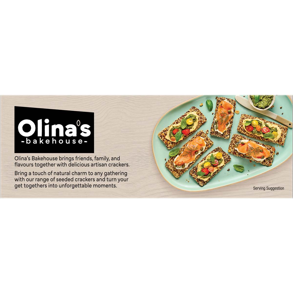 Olina's Bakehouse Gluten Free Crackers Pepita Seed 100G