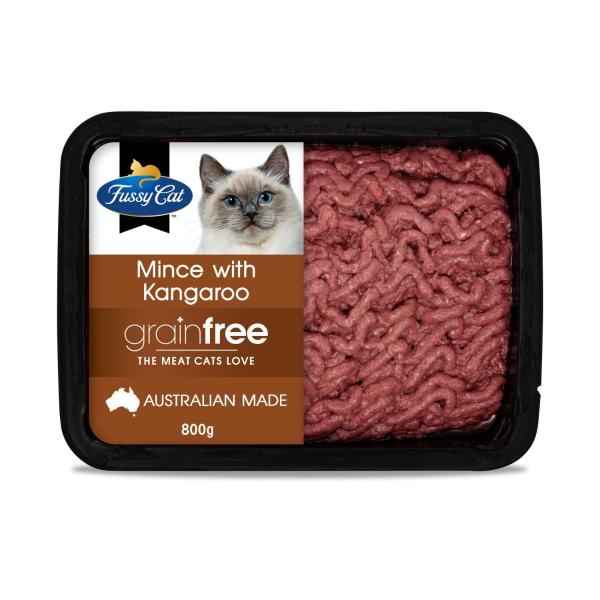 Grain Free Adult Chilled Fresh Cat Food Finest Mince With Kangaroo