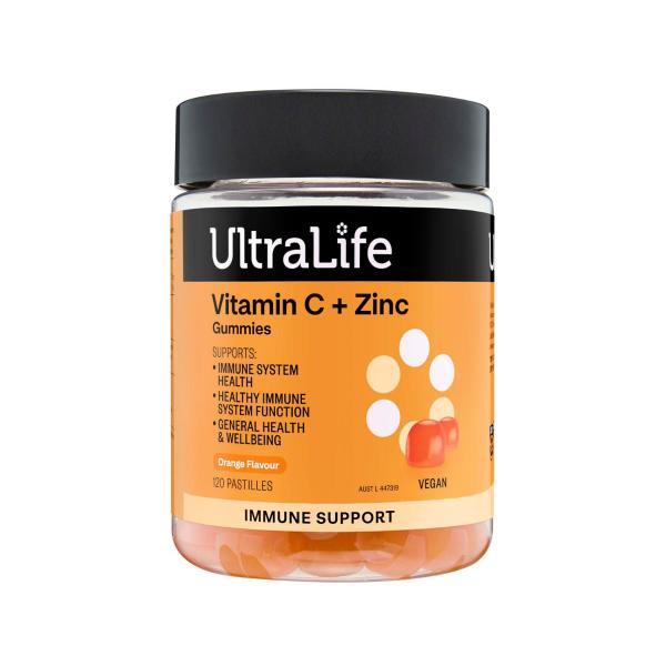 ULTRALIFE ADULT GUMMIES VITAMIN C + ZINC 120 PACK