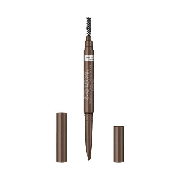 RIMMEL BROW THIS WAY FILL & SCULPT EYE DEFINER MED BROWN 0.4GRAM