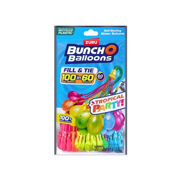 BUNCH O BALLOONS-TROPICAL PARTY 3PK