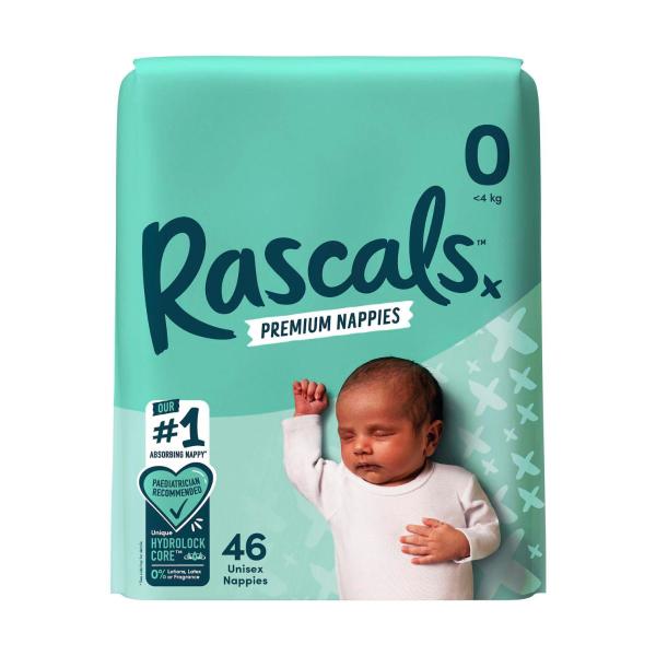 Premium Nappies Size 0 (1-4Kg)