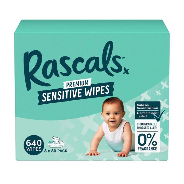 Premium Sensitive Wipes Plastic Free Cloth