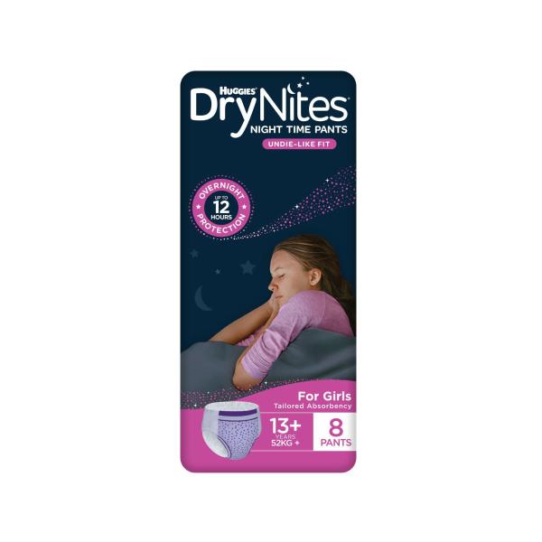 HUGGIES DRYNITES GIRL 13+ 8 PACK