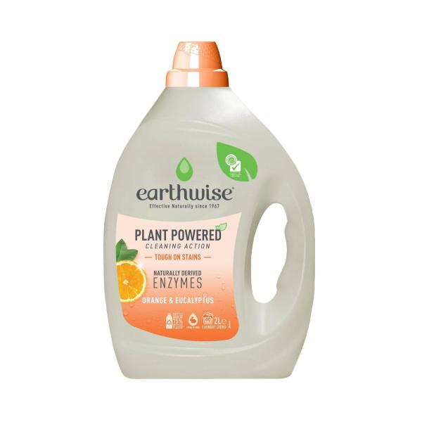 EARTHWISE LAUNDRY LIQUID ORANGE & EUCALYPTUS 2L