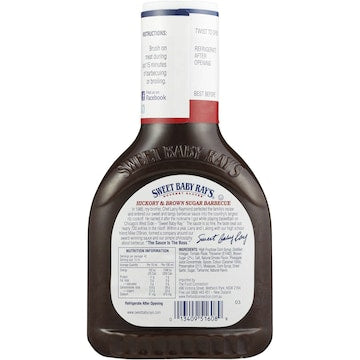 Sweet Baby Ray's Hickory & Brown Sugar BBQ Sauce 425mL
