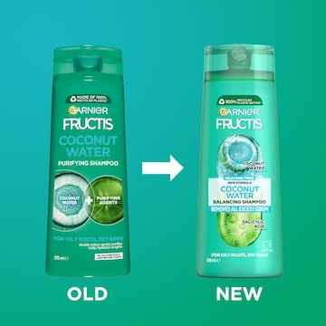 Garnier Fructis Coconut Water Shampoo 315mL