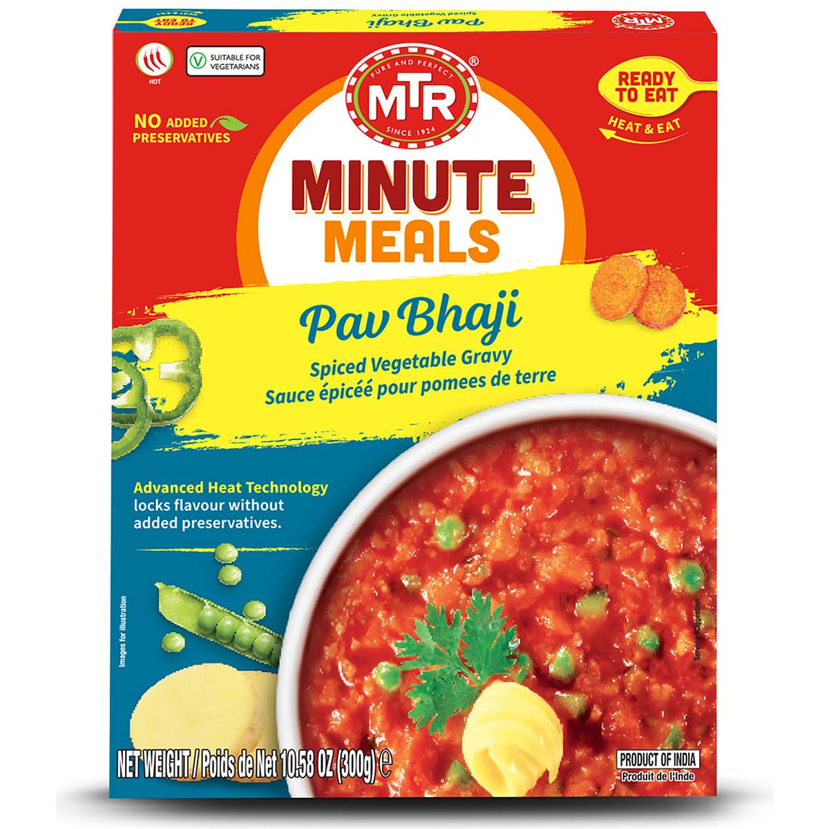 MTR Ready To Eat Pav Bhaji 300g
