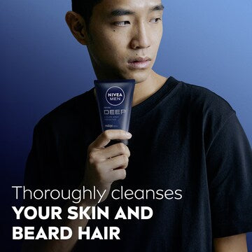 Nivea Men Deep Face & Beard Wash 100mL