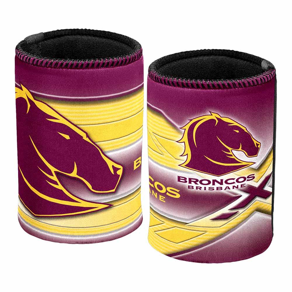 NRL - Brisbane Broncos - Logo Can Cooler/ Stubby Holder