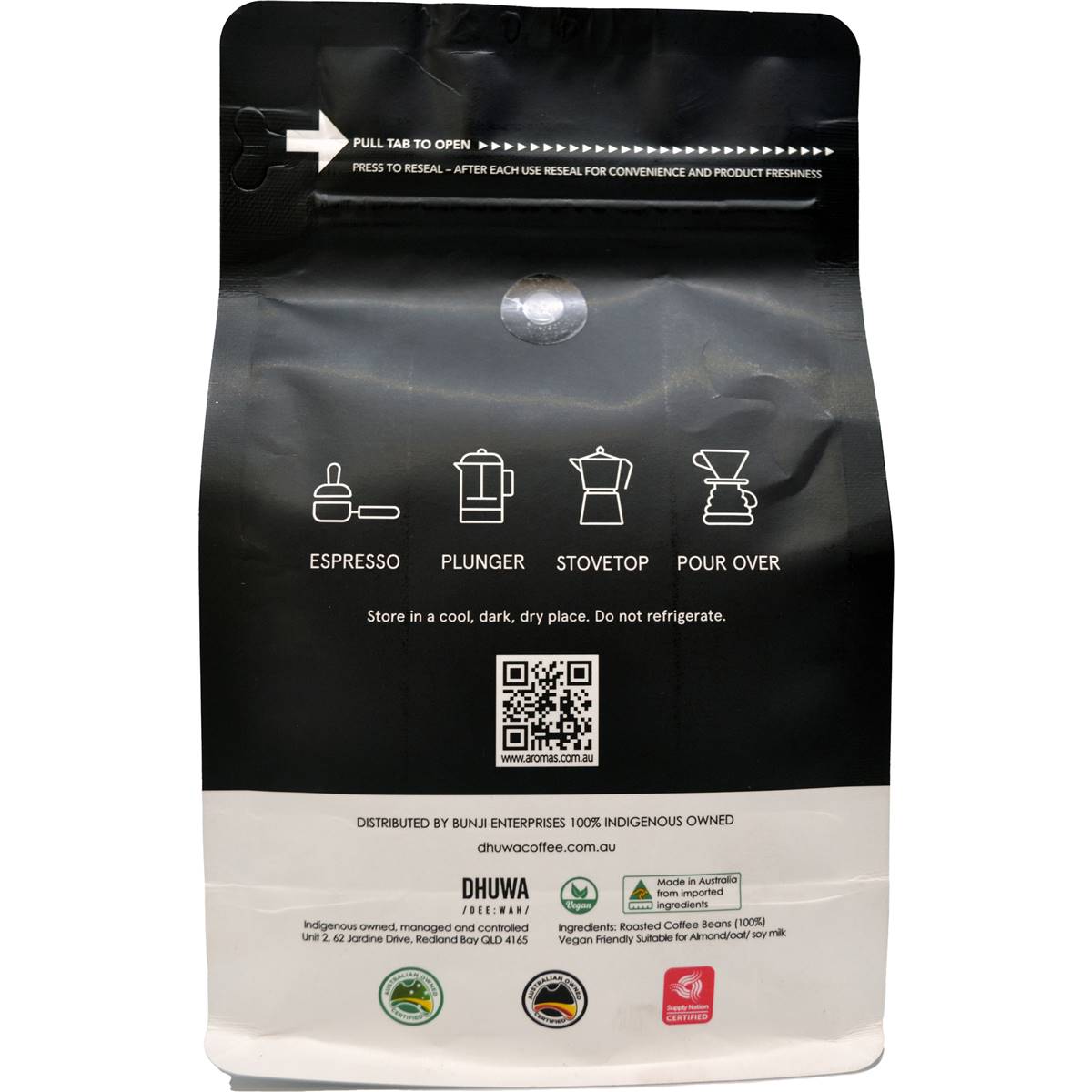 Dhuwa Ground Coffee Kickstart Blend 250g