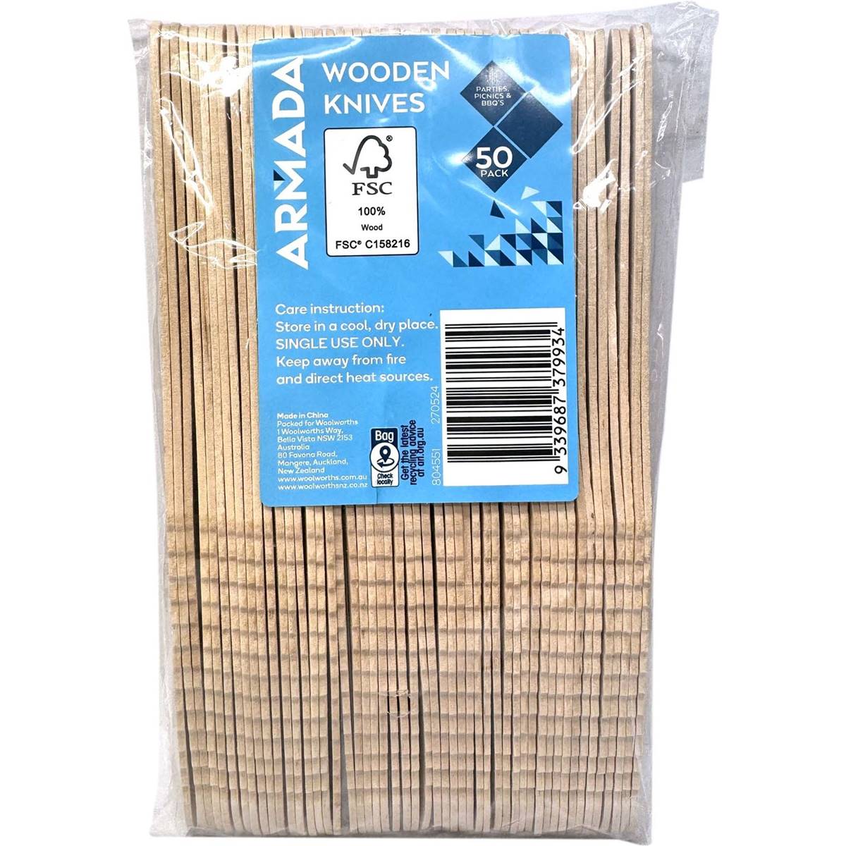 Armada Wooden Knives 50 pack