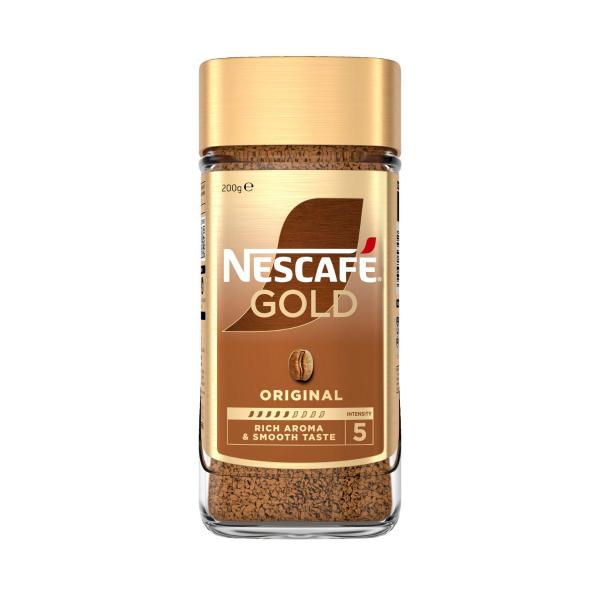 NESCAFE GOLD ORIGINAL SOLUBLE INSTANT COFFEE 200G