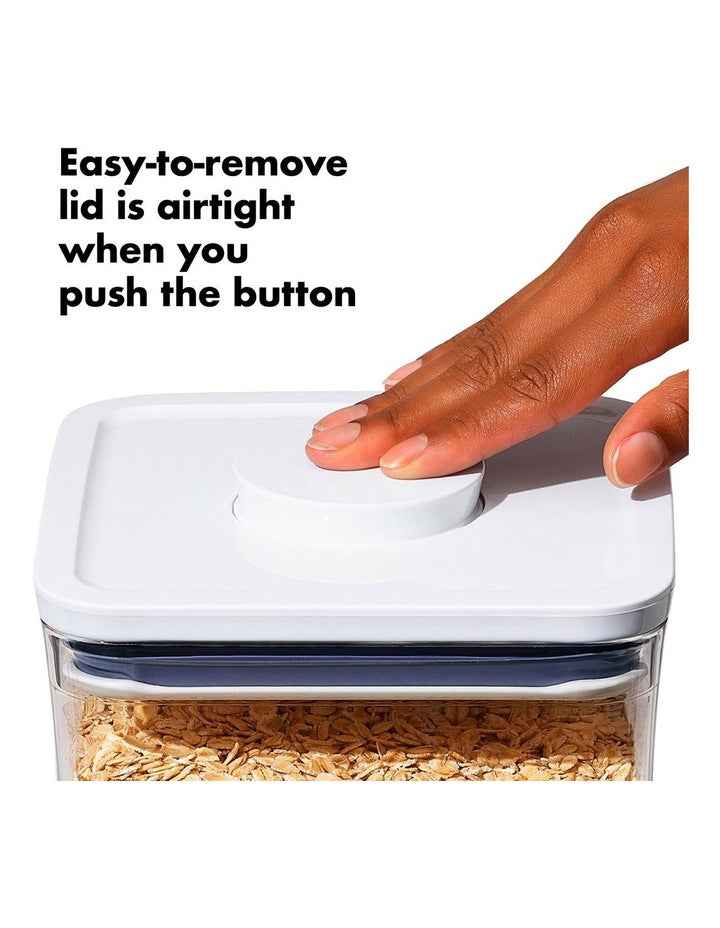 Mini Square Airtight Container 2.0 in Clear