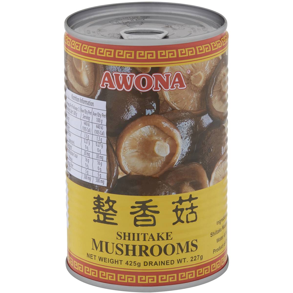 Awona Shiitake Mushrooms Can 425g