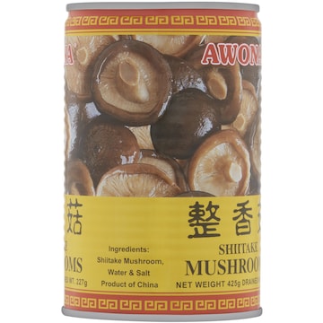 Awona Shiitake Mushrooms Can 425g