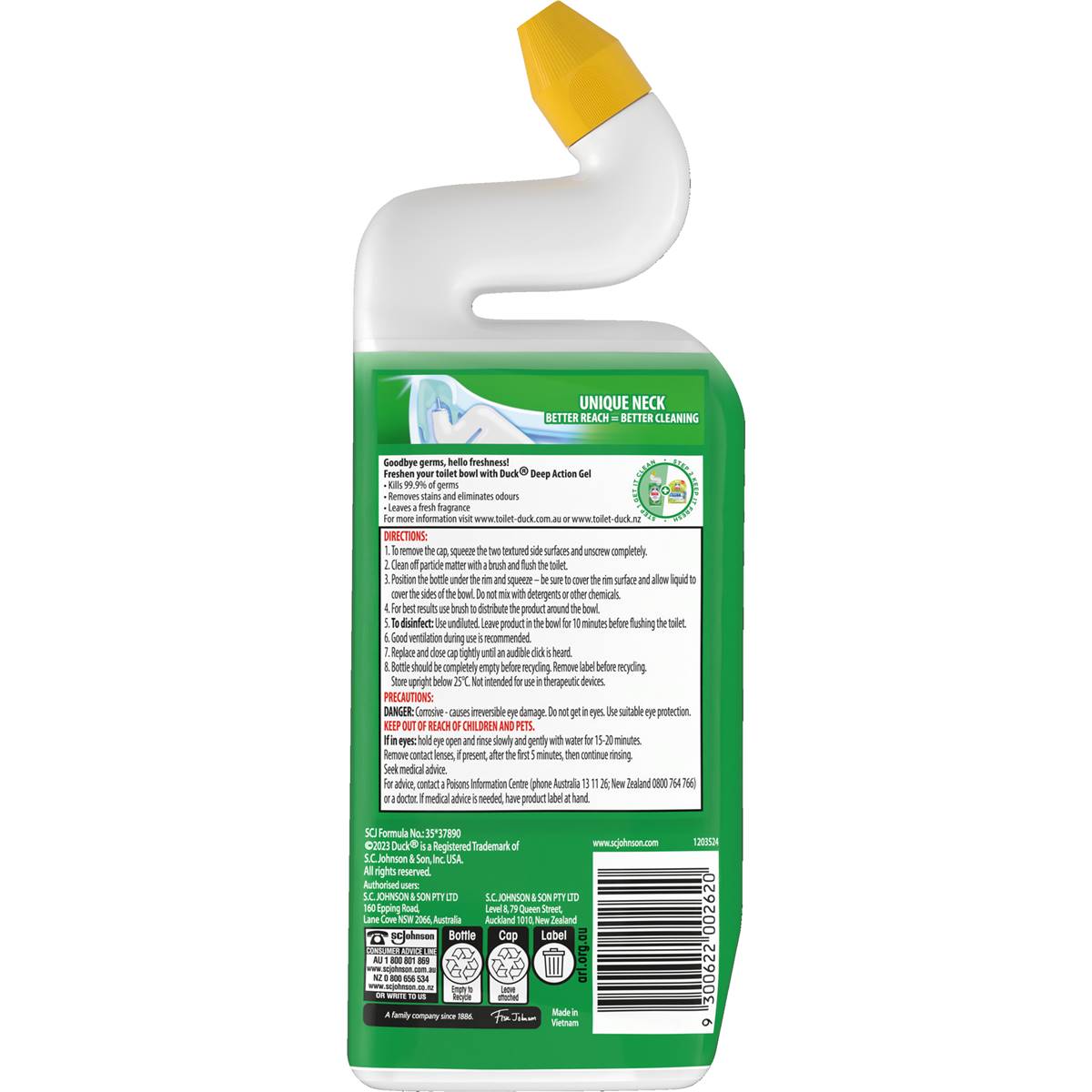 Duck Deep Action Gel Toilet Cleaner Pine 750ml