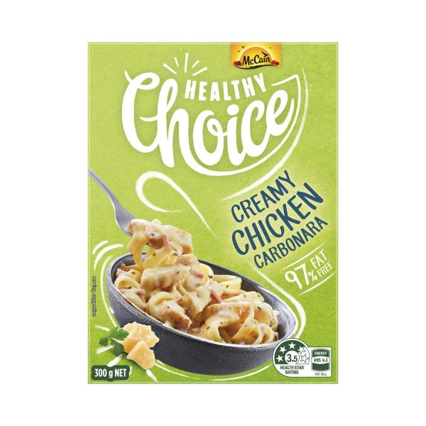 MCCAIN HEALTHY CHOICE BOWL:CHICKEN CARBONARA:.:300 GRAM