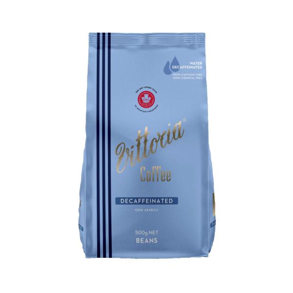VITTORIA DECAF COFFEE BEANS 500G