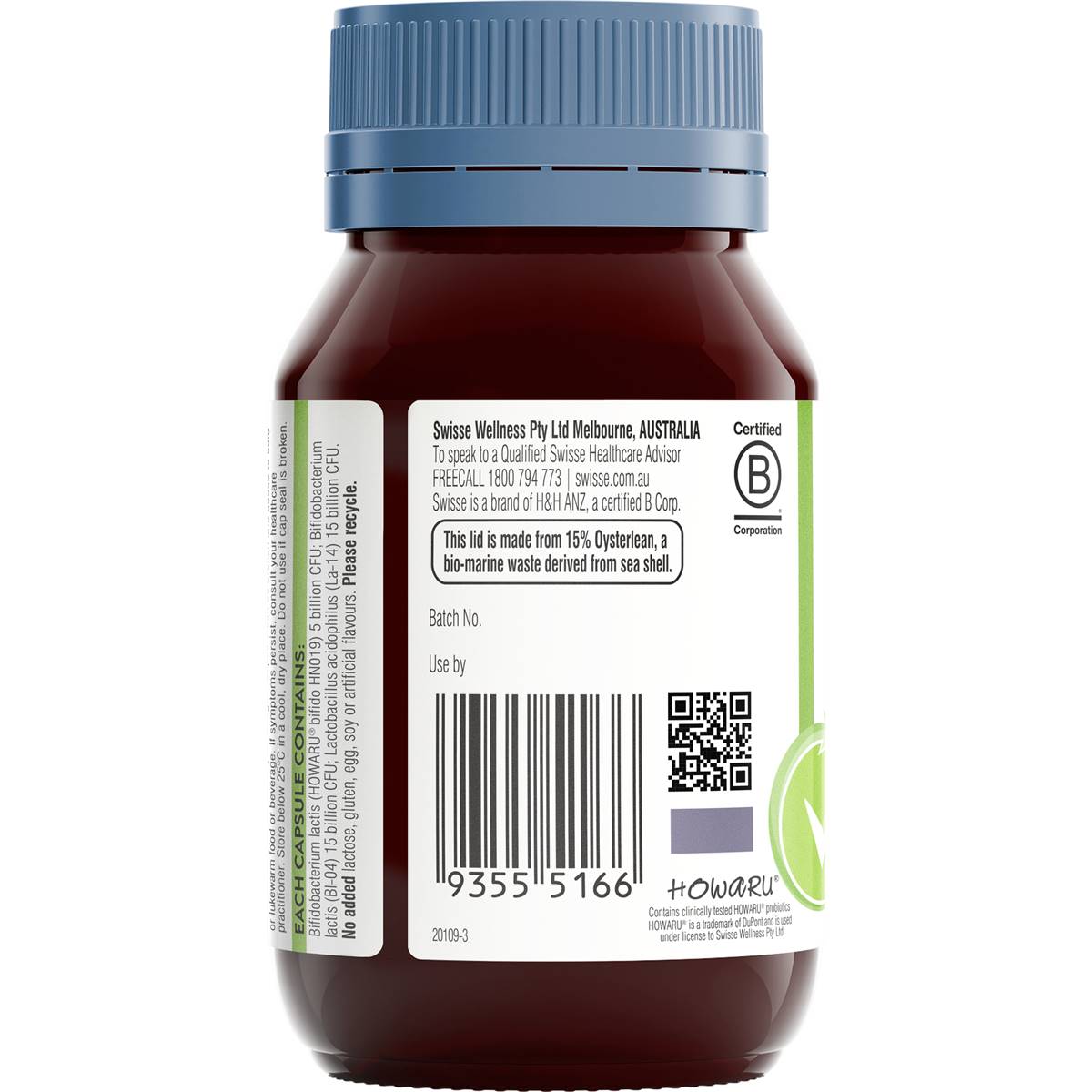 Swisse Ultibiotic Daily Digestive Probiotic Capsules 30 pack