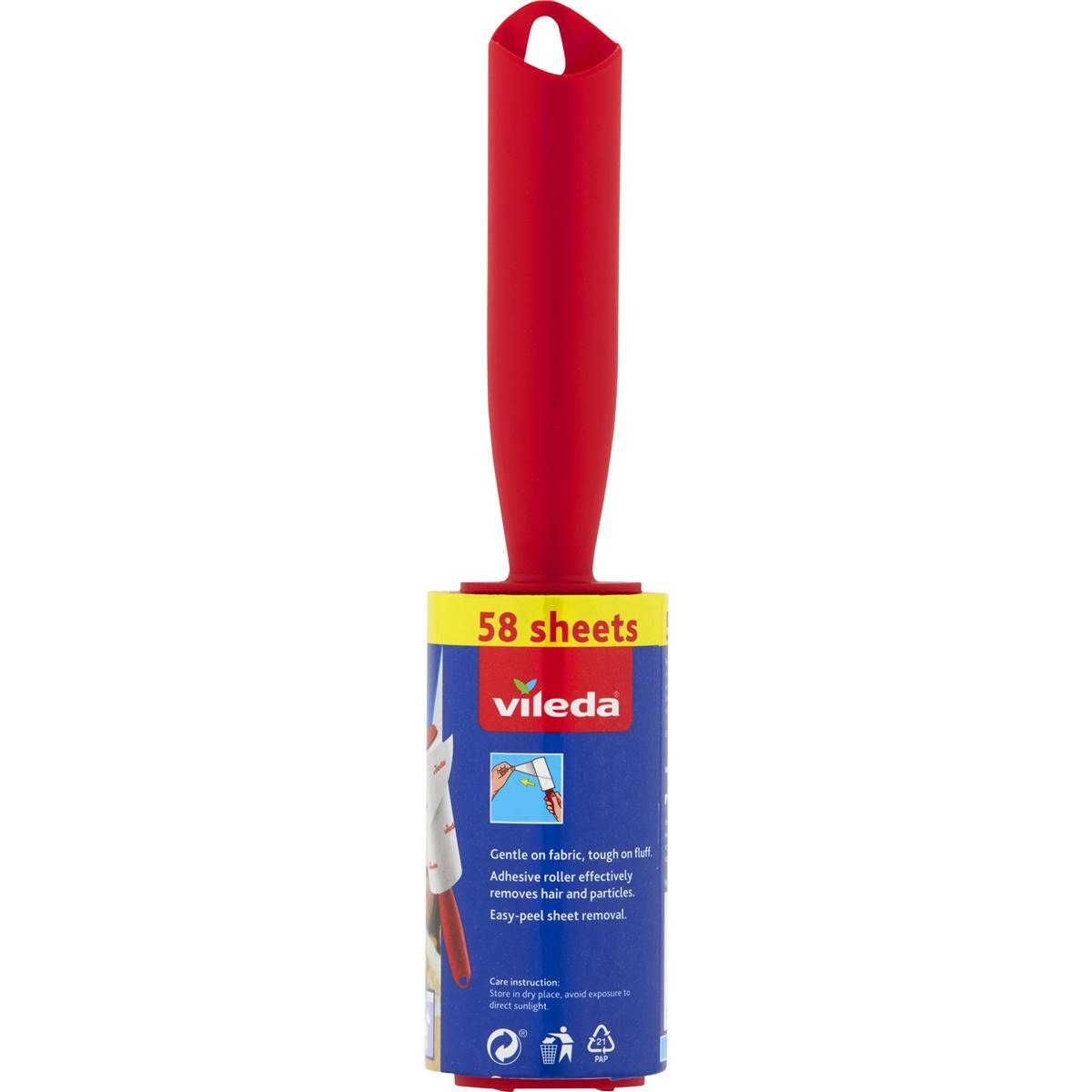 Vileda Lint Roller 58 Sheets Each