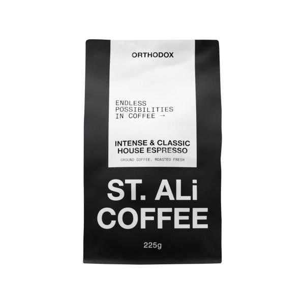 ST ALI ORTHODOX BLEND GROUND COFFEE 225G