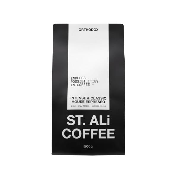 ST ALI ORTHODOX BLEND COFFEE BEANS 500G