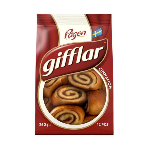 GIFFLAR CINNAMON BUNS 12PK 260G