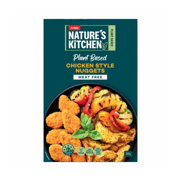 COLES NATURE'S KITCHEN CHICKEN STYLE NUGGETS 300G