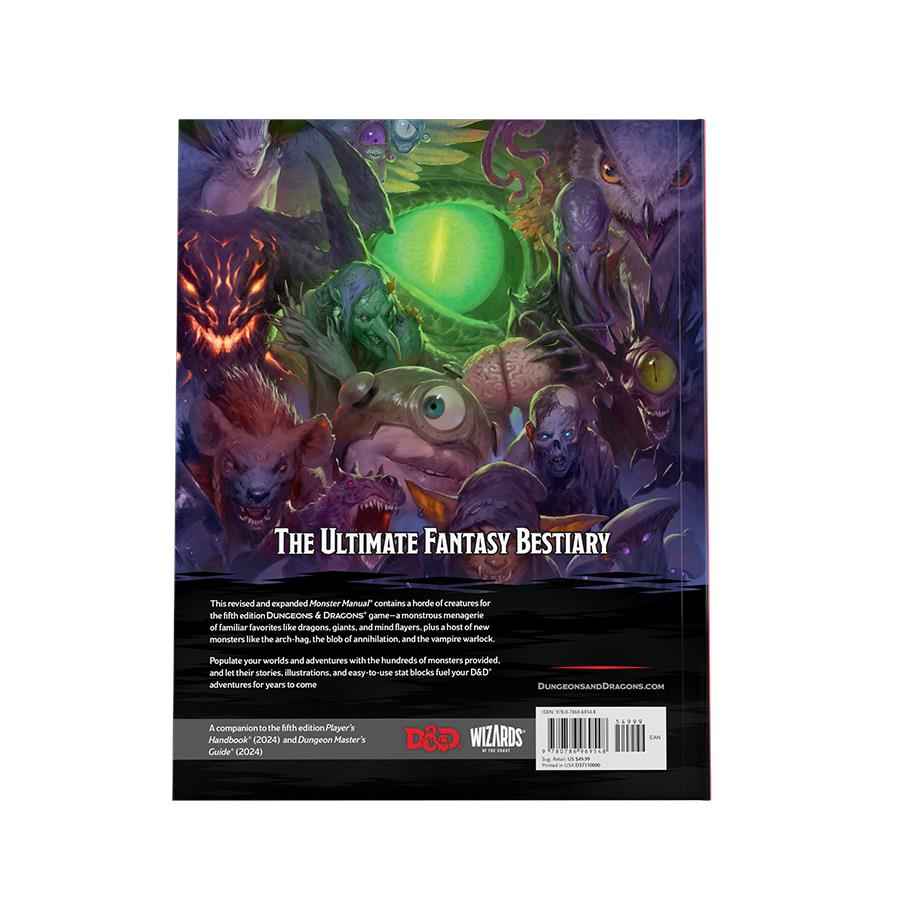 Dungeons & Dragons: Monster Manual 2024 (Hard Cover)