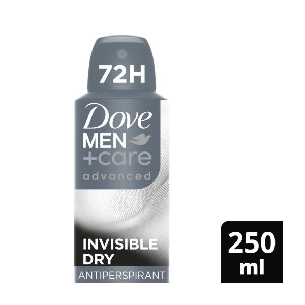 Men+ Care Advanced Antiperspirant Aerosol Deodorant Invisible Dry