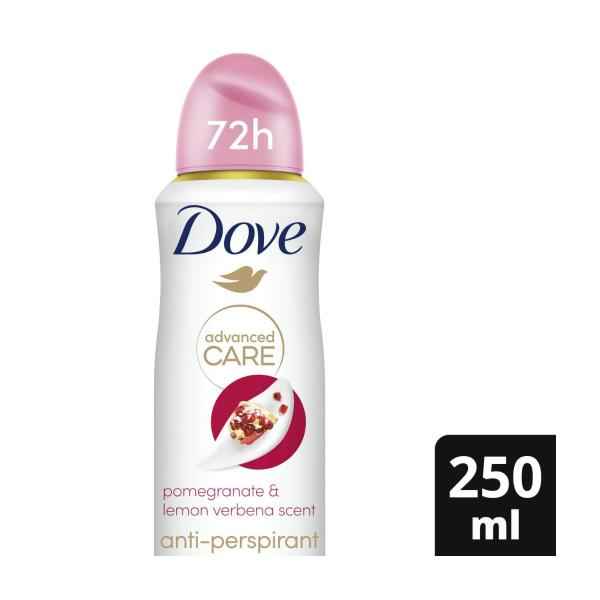 Advanced Antiperspirant Aerosol Deodorant Pomegranate