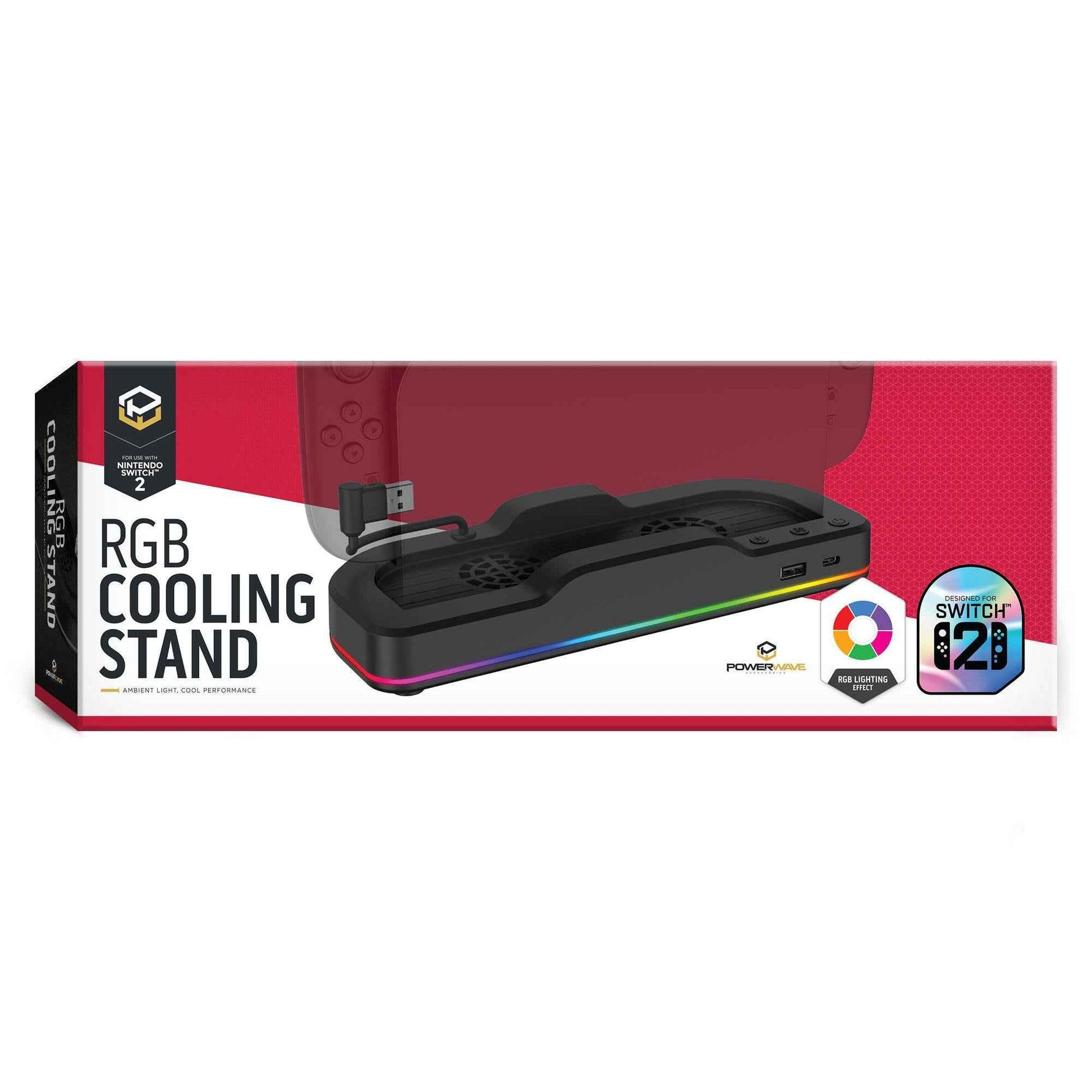 Powerwave RGB Cooling Stand for Nintendo Switch 2