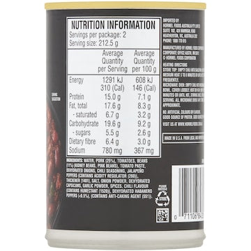 Stagg Dynamite Hot Chili With Beans 425g