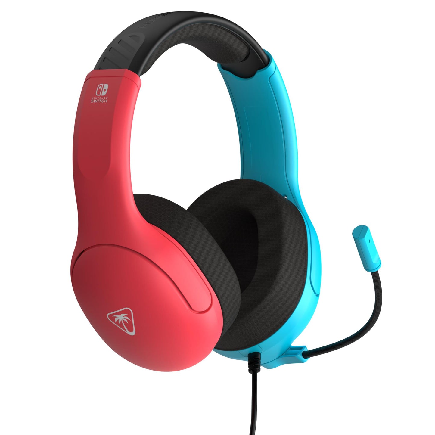 Turtle Beach Airlite Fit Wired Gaming Headset (Neon Blue & Red)
