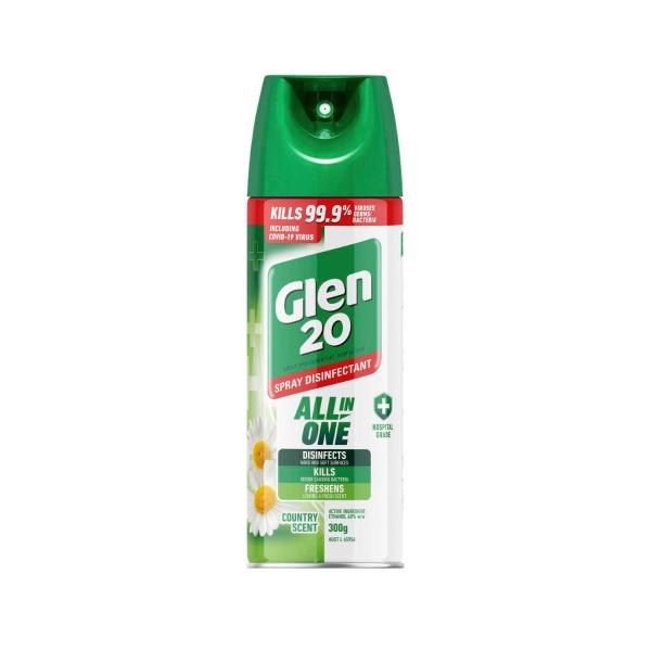 GLEN 20 DISINFECTANT SPRAY:COUNTRY SCENT:.:300 GRAM