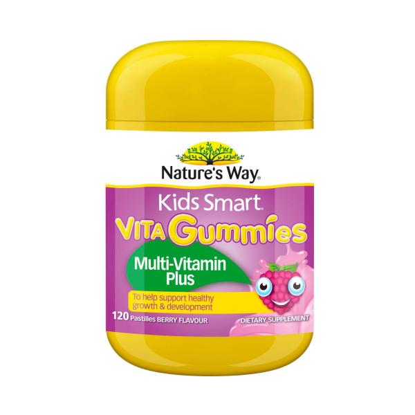NATURE'S WAY KID SMART VITA GUMMIES MULTI-VITAMIN PLUS 120 PK