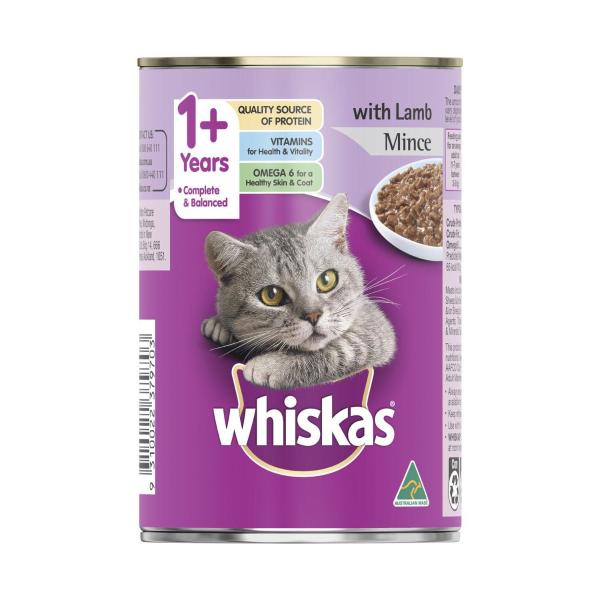 1+ Years Wet Cat Food Lamb Mince Can
